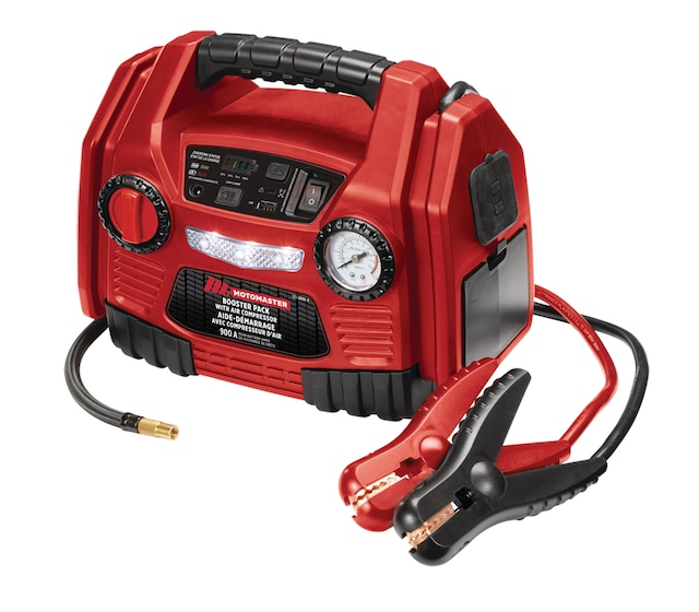 MotoMaster Booster Pack/Jump Starter, with Air Compressor, 900 Peak Amp