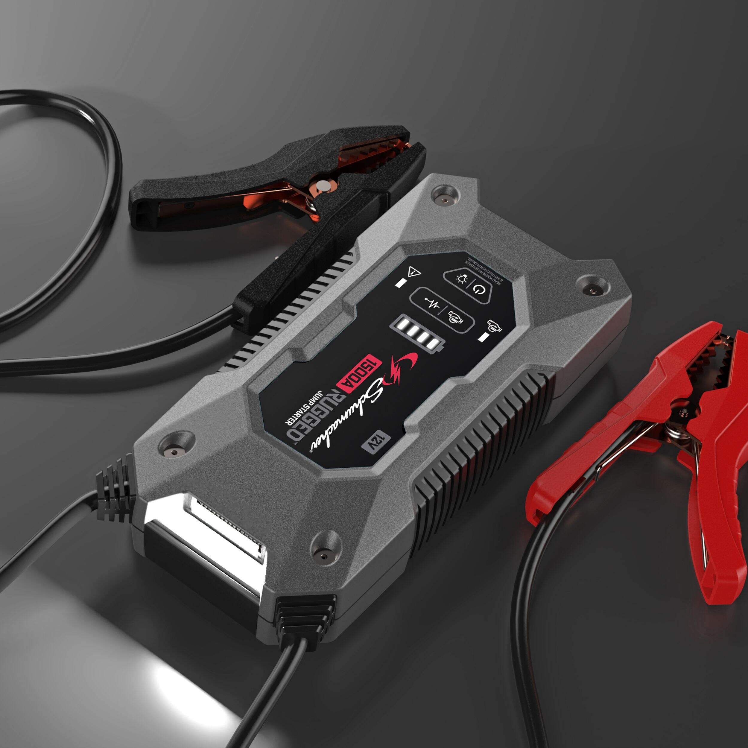 Schumacher 1500A SL1611 Lithium Rugged Jump Starter and USB Power