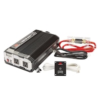 MotoMaster Eliminator Power Inverter, 1100W, Includes Battery Cables, Fuse Kit and Wired Remote Composite_or_Mixed