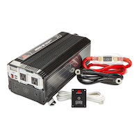 MotoMaster Eliminator Power Inverter, 4000W, Includes Battery Cables, Fuse Kit and Wired Remote Composite_or_Mixed