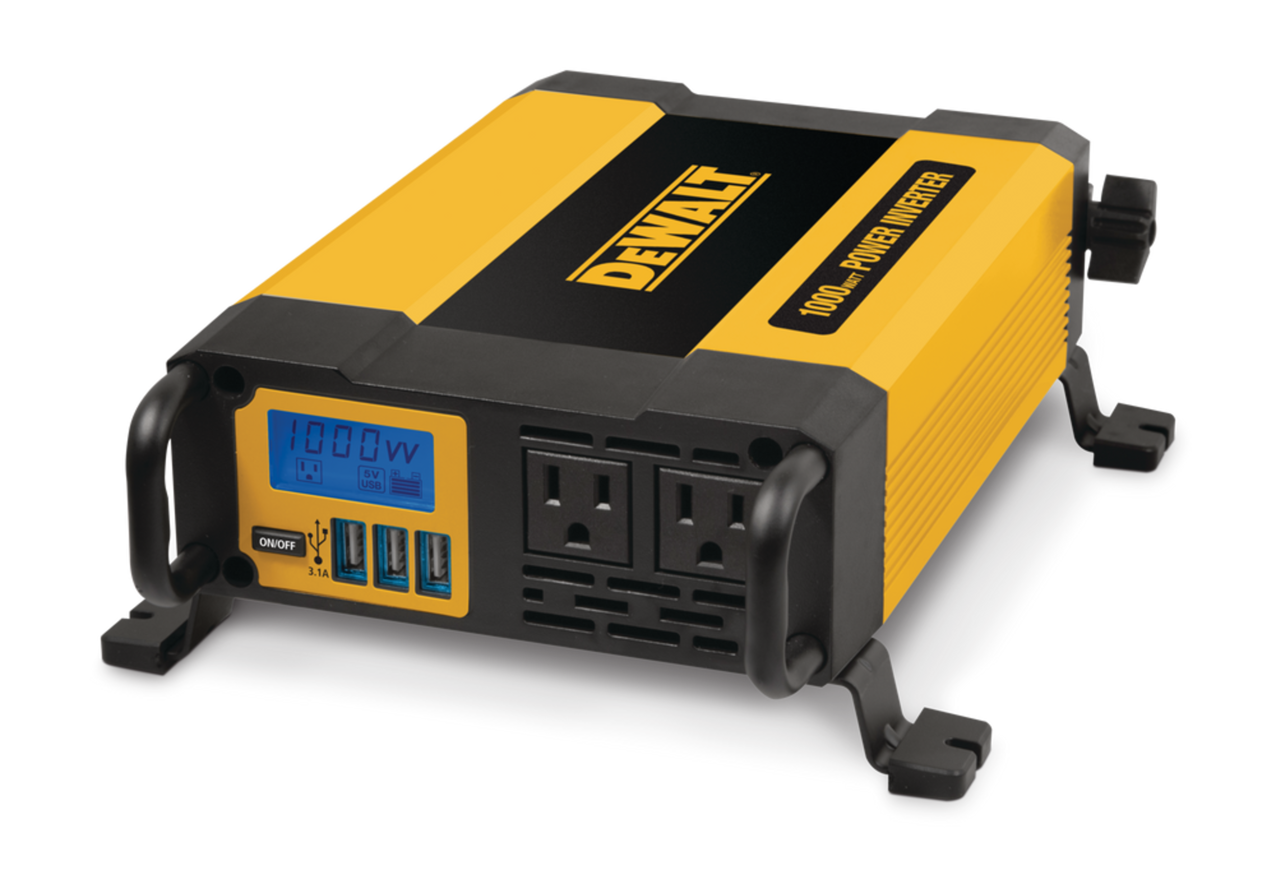 DEWALT DXAEPI1000CA Power Inverter, 1000W, Includes Battery Cables Canadian Tire