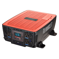 MotoMaster Power Inverter, 3000W, Includes Battery Cables Front_Angled_Left