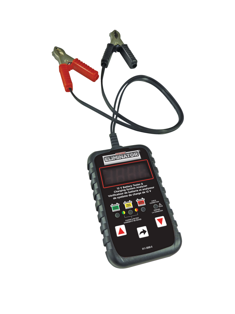 MotoMaster Eliminator Digital 12V Battery Tester/Analyzer, 12V