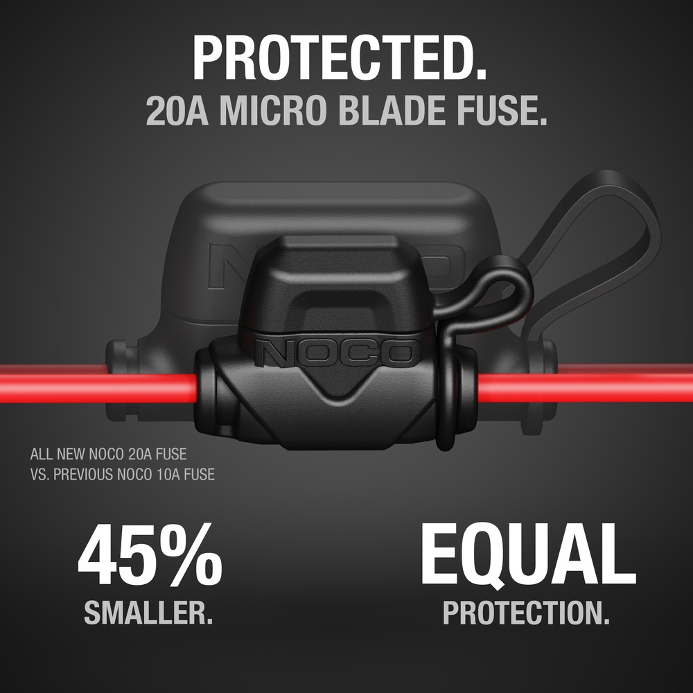 NOCO GC017 12V Socket/Plug to Battery Clamps/Eyelets Adapter Canadian