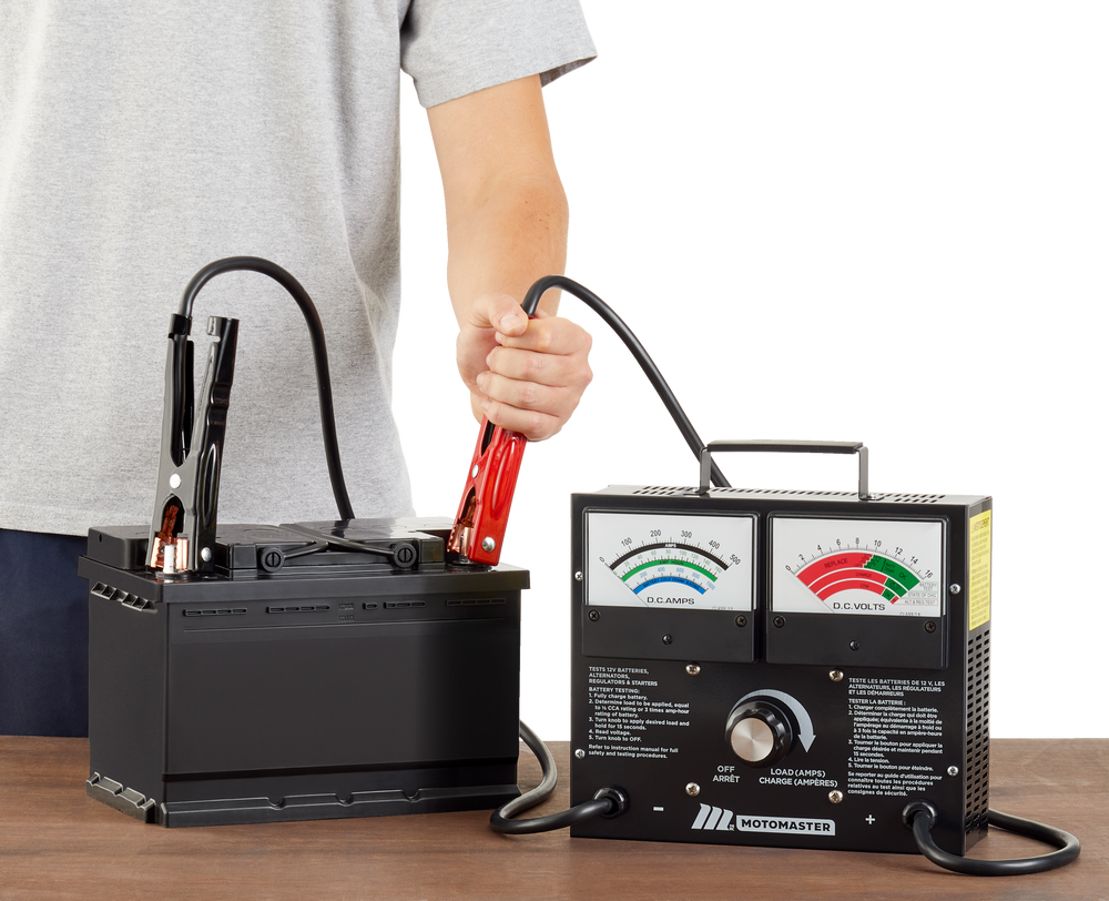 MotoMaster Battery Tester, 500Amp Load, 12V Canadian Tire