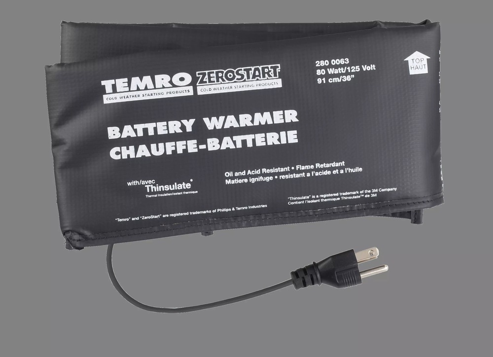 Temro Zerostart 2800055 Battery Warmer/Blanket, 80W, 36in Canadian Tire