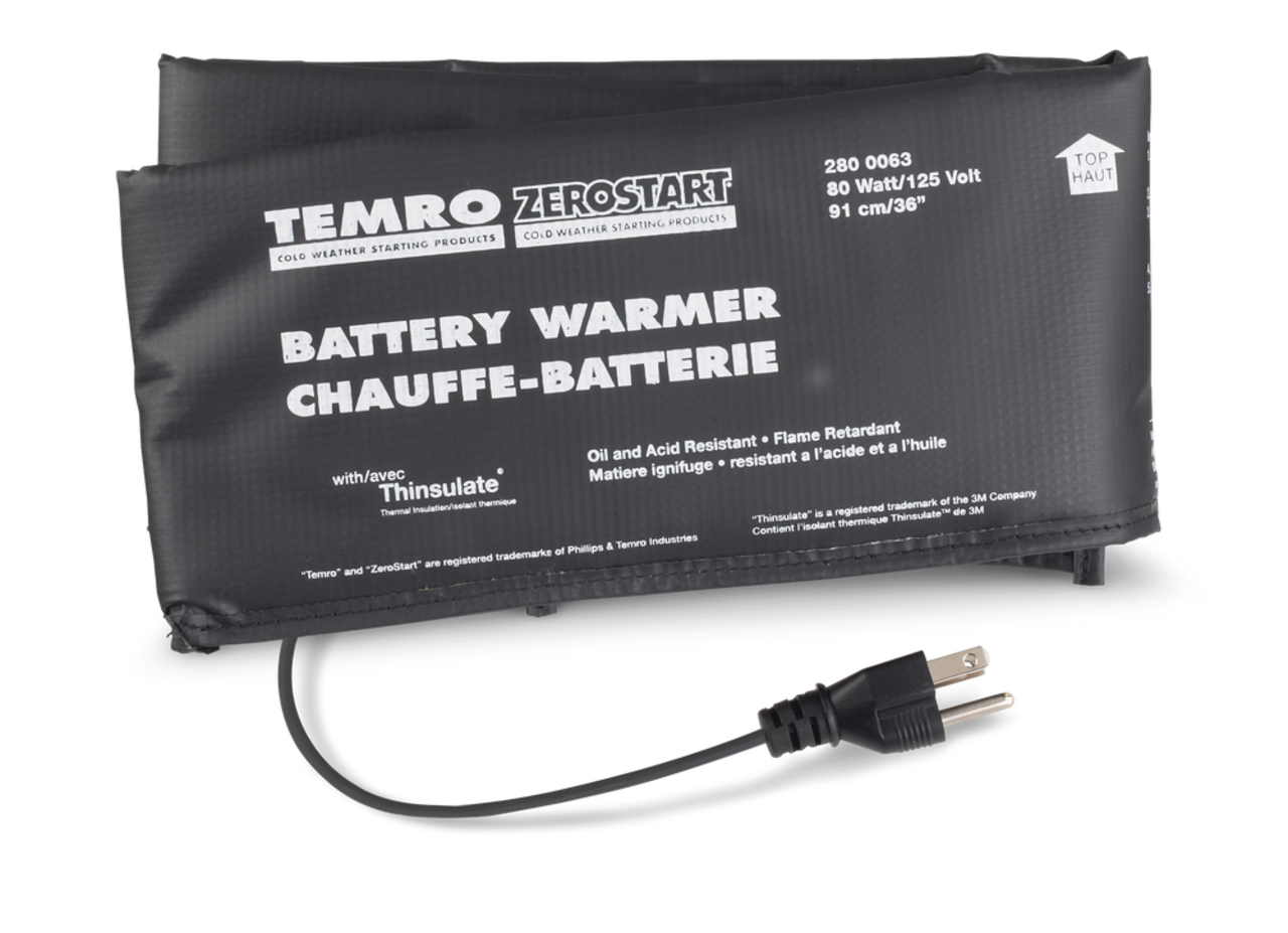 Temro Zerostart 2800063 Battery Warmer Blanket 80W 36 in Canadian Tire