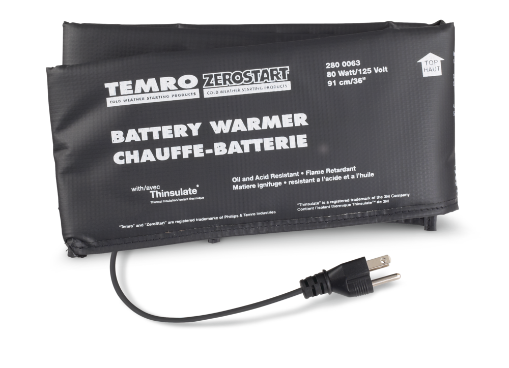 Temro Zerostart 2800055 Battery Warmer/Blanket, 80W, 36-in | Canadian Tire