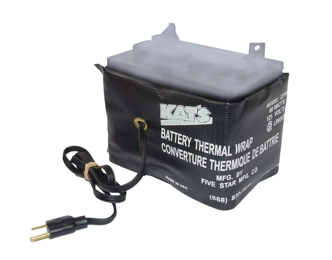 Chauffe-batterie/couvre-batterie Temro Zerostart 2800055 de 50 W, 28 po