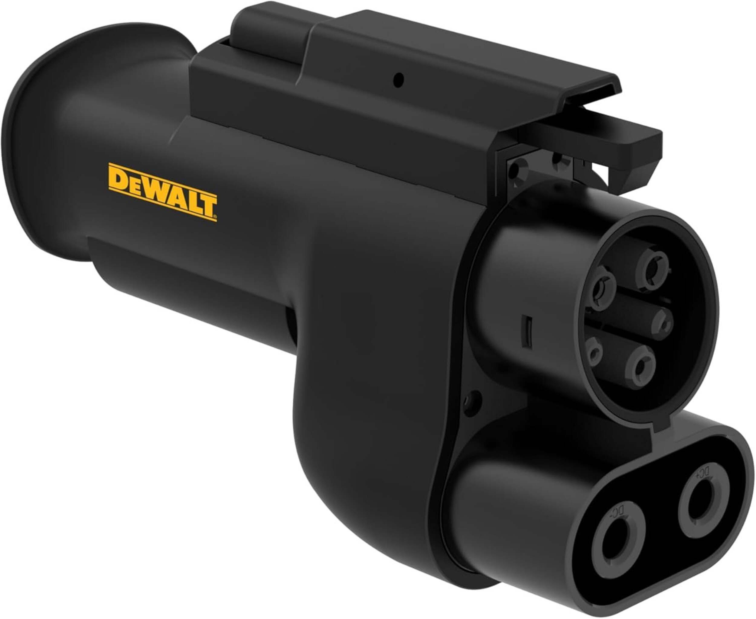 DeWalt Level 3 NACS to CCS1 EV Fast Charging Adapter Front_Angled_Right