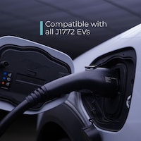 Lectron 15A Wi-Fi Level 1 NEMA 5-15 J1772 EV Charger CloseUp