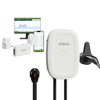 Emporia 40A Wi-Fi Level 2 NEMA 14-50 NACS (Tesla) EV Charger with Load Management Composite_or_Mixed