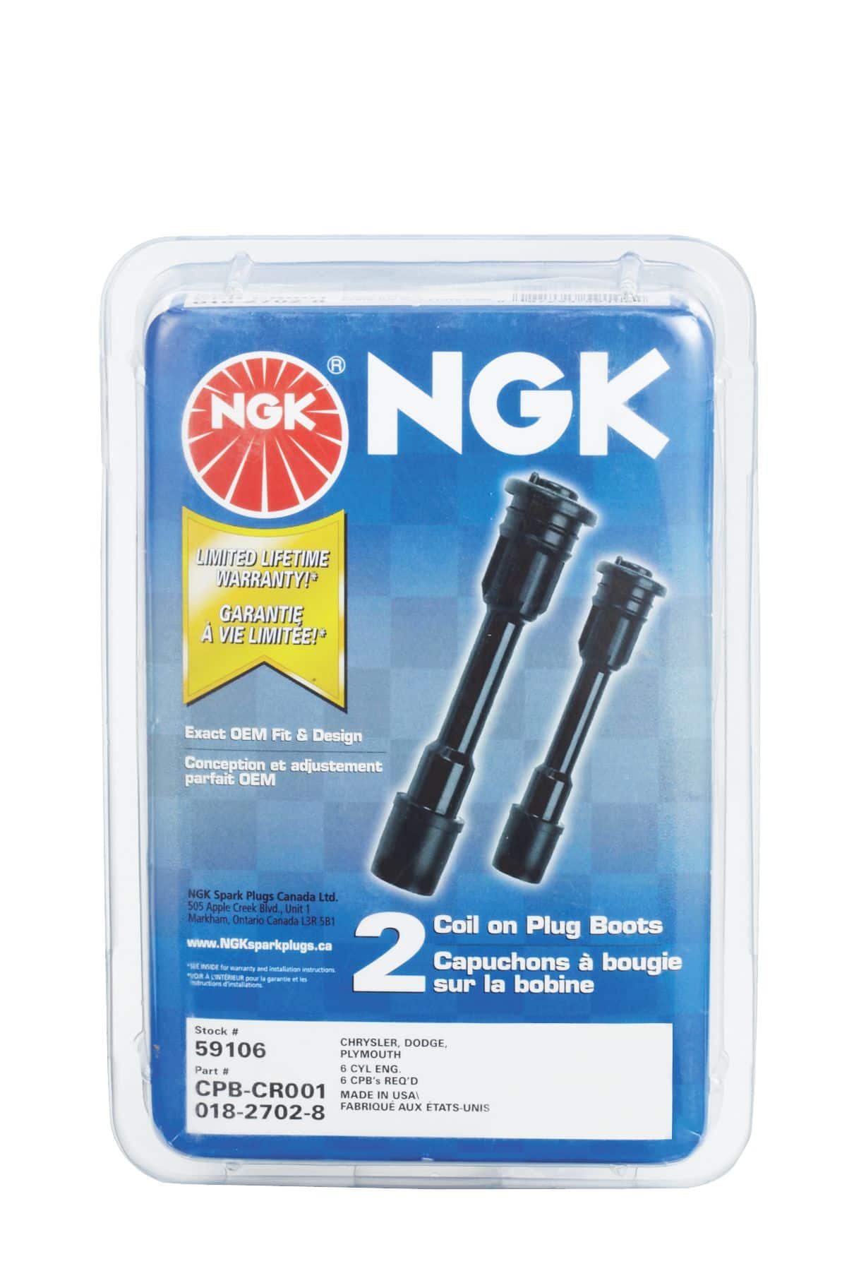 NGK Ignition Coil Boot, 2-pk