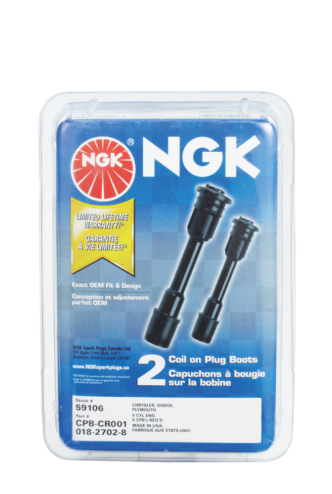 NGK Ignition Coil Boot, 2pk Canadian Tire
