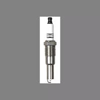 Champion Double Platinum Spark Plug, 1-pk Front_Flat