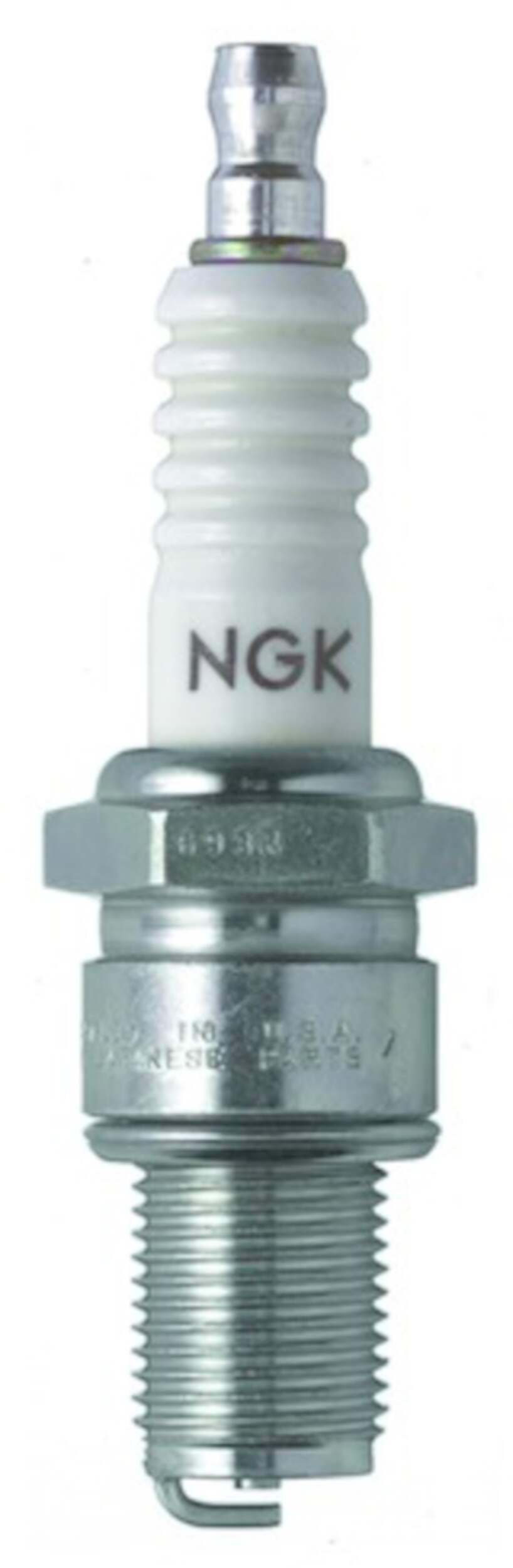 NGK B9ES Standard Spark Plug Front_Flat