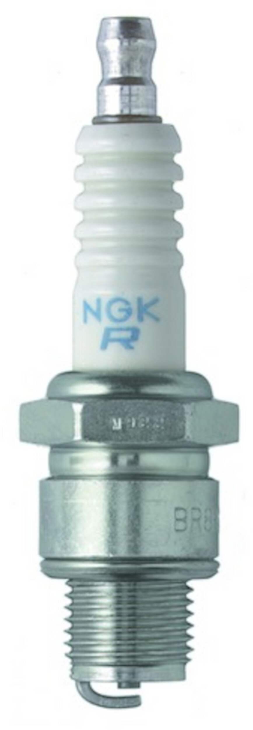 NGK BR8HS Standard Spark Plug Front_Flat