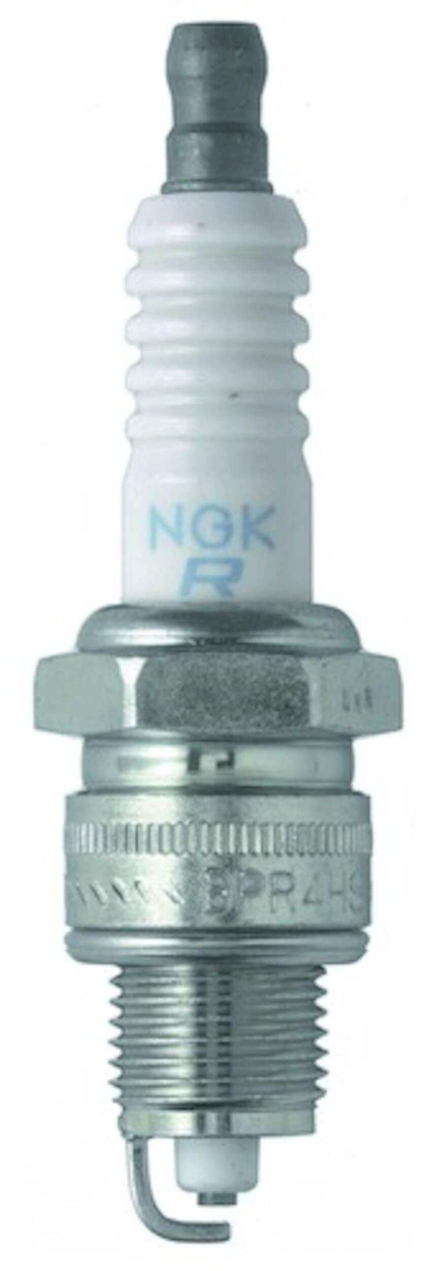 NGK BPR4HS Standard Spark Plug Front_Flat