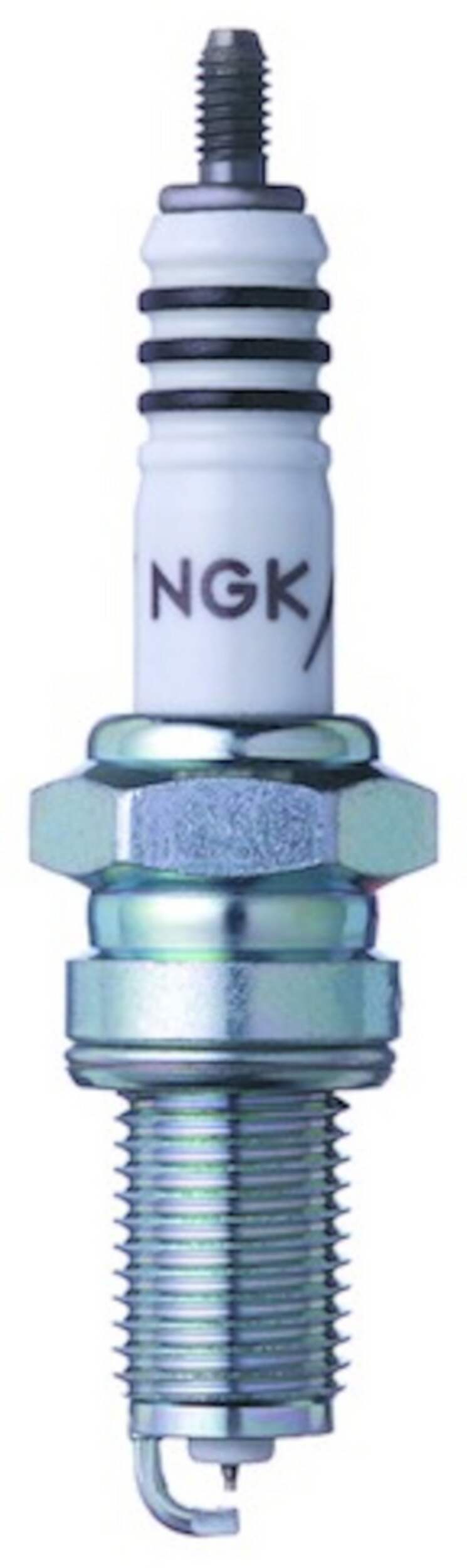 NGK 2202 DPR8EIX-9 Hyper IX Treme Iridium Spark Plug Front_Flat