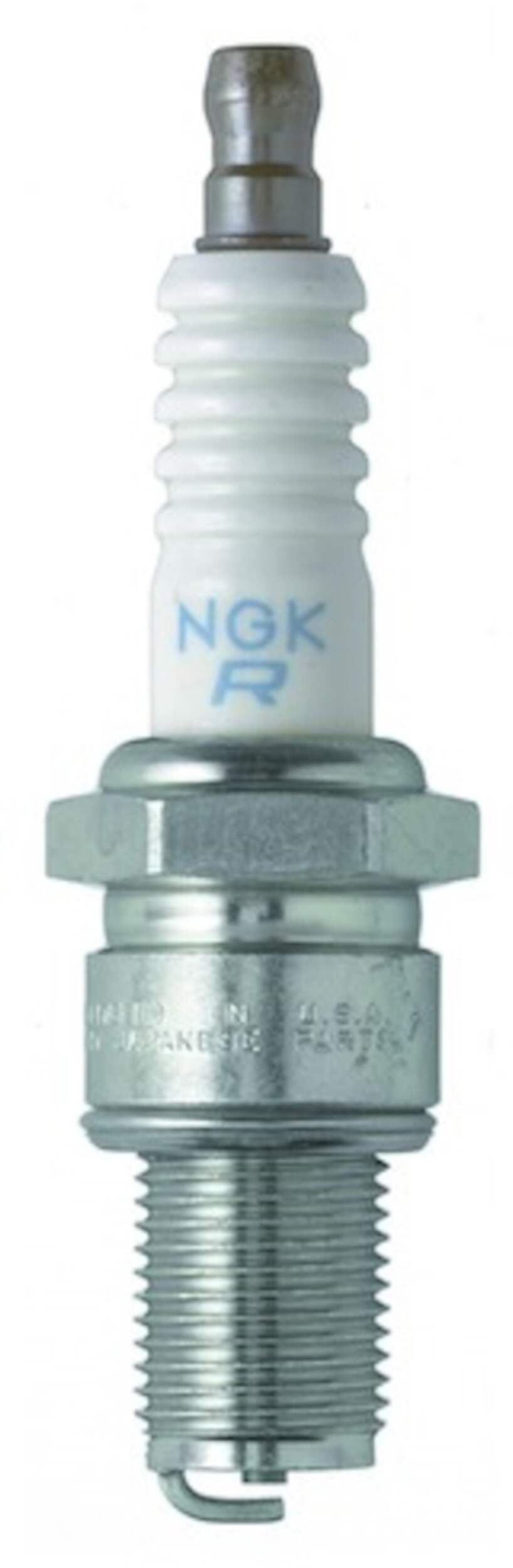 NGK BR8ES-SOLID Standard Spark Plug Front_Flat