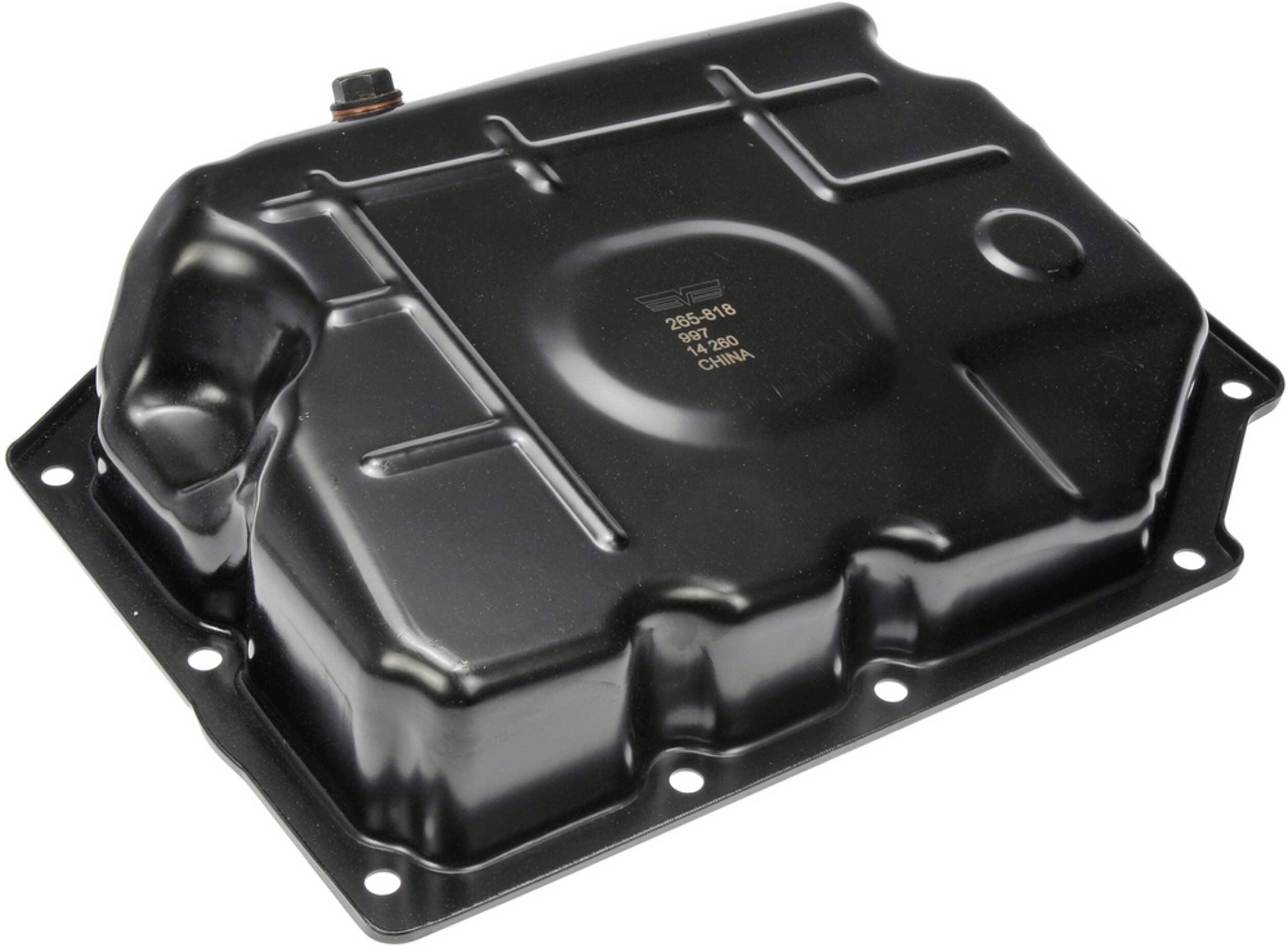 Dorman Transmission Pan with Drain Plug Back_Angled_Right