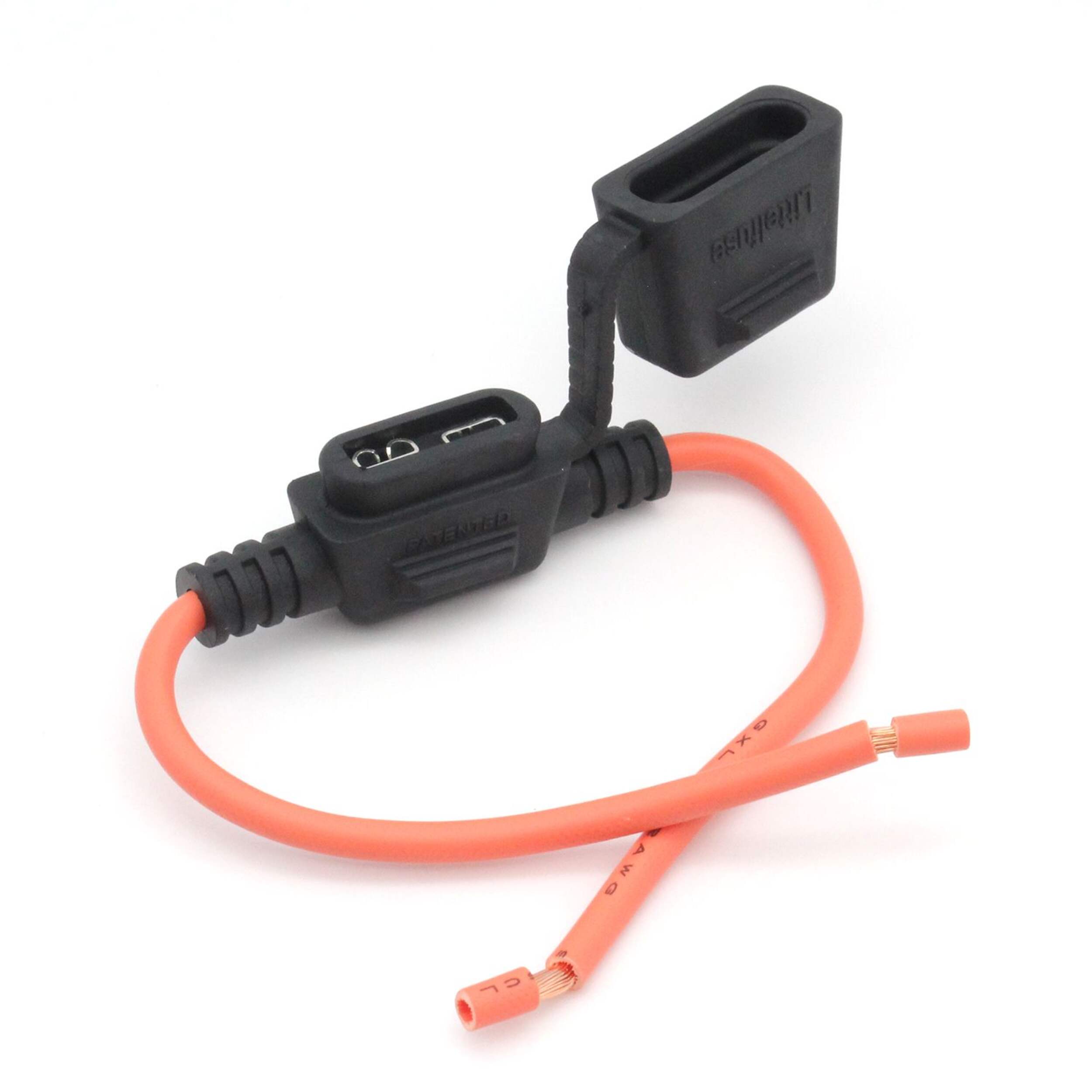 Porte-fusible aligné robuste Littelfuse ATO et housse, 30 A Overhead_Plunge