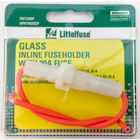 Littelfuse 20A AGC Fuse Connector with Fuse Front_Flat