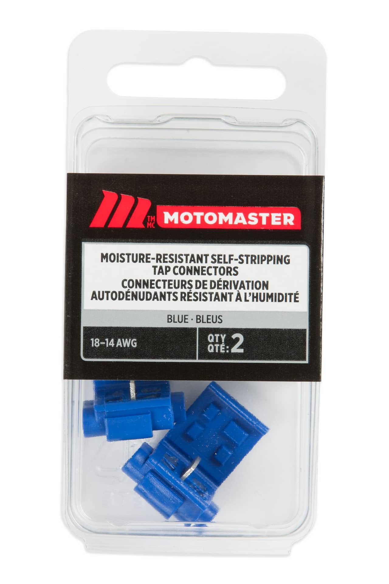 MotoMaster 18-16 Moisture Resistant Tap Connector, 2-pk
