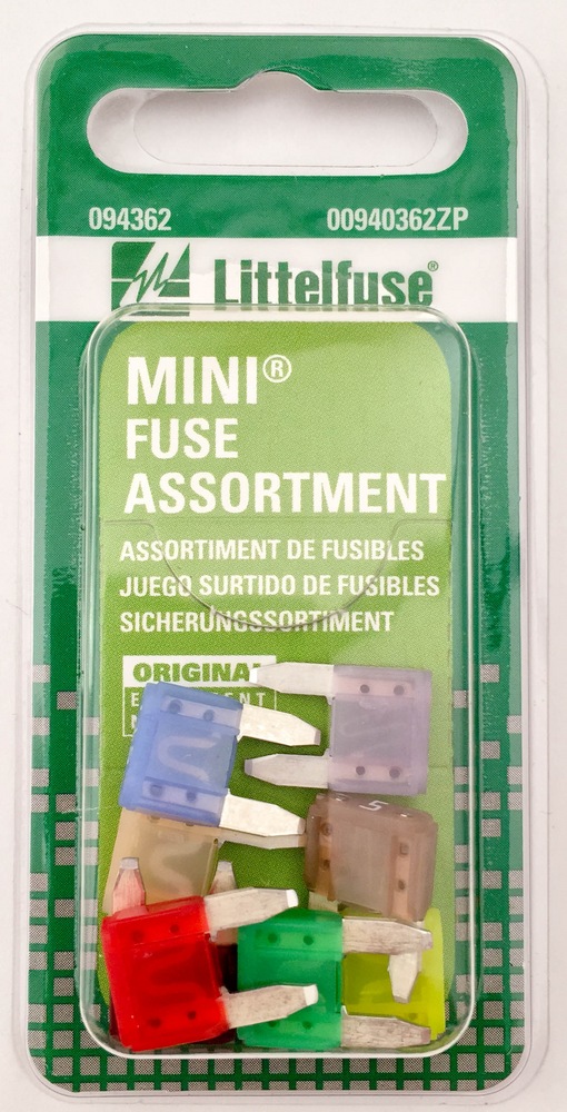 Fusibles Littelfuse, MINI, variés, paq. 8 Canadian Tire