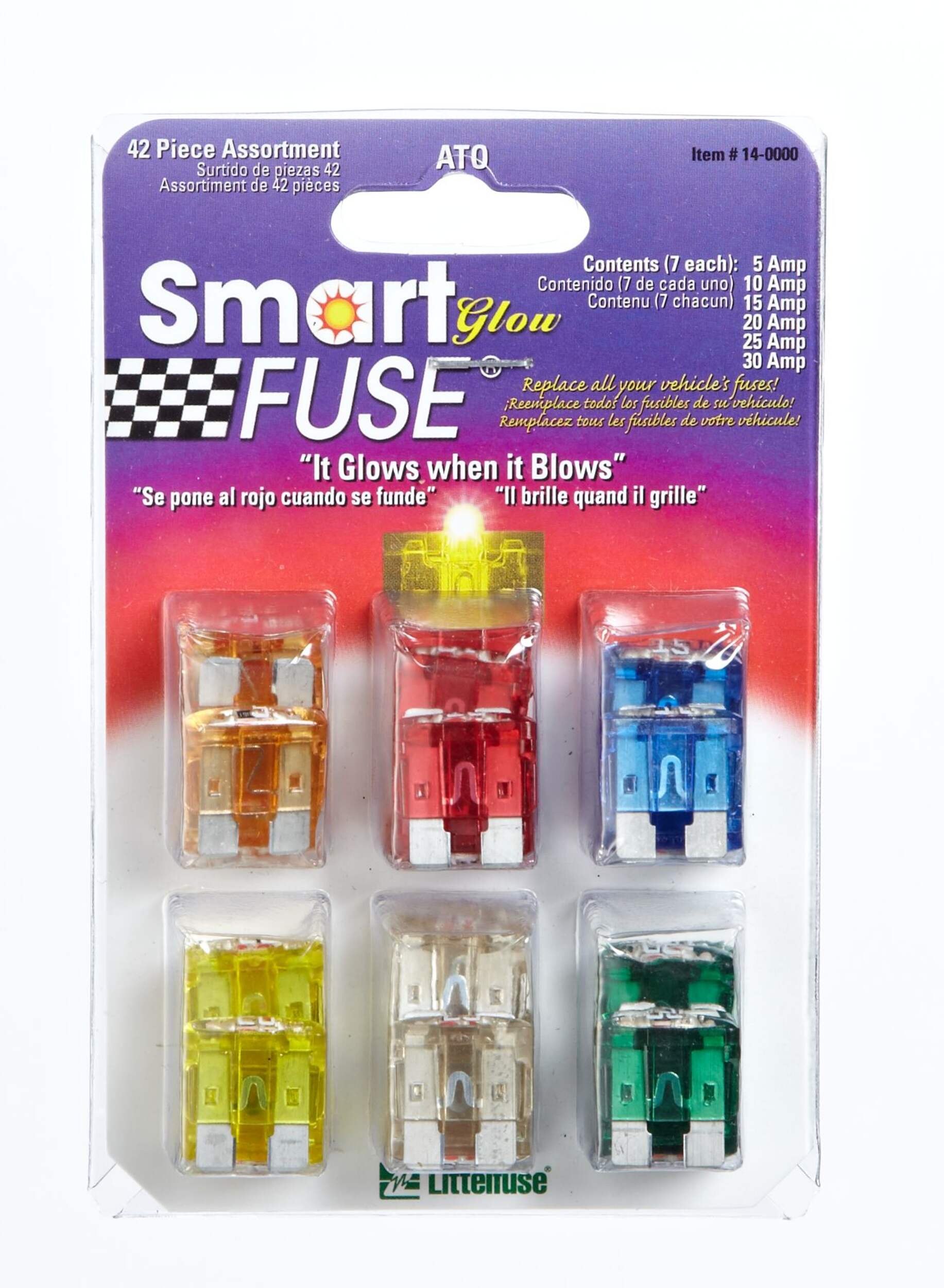 Littelfuse ATO Glow Fuse Assortment, 42pk Canadian Tire