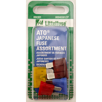 Littelfuse Japanese ATO Fuse Assortment, 5-pk