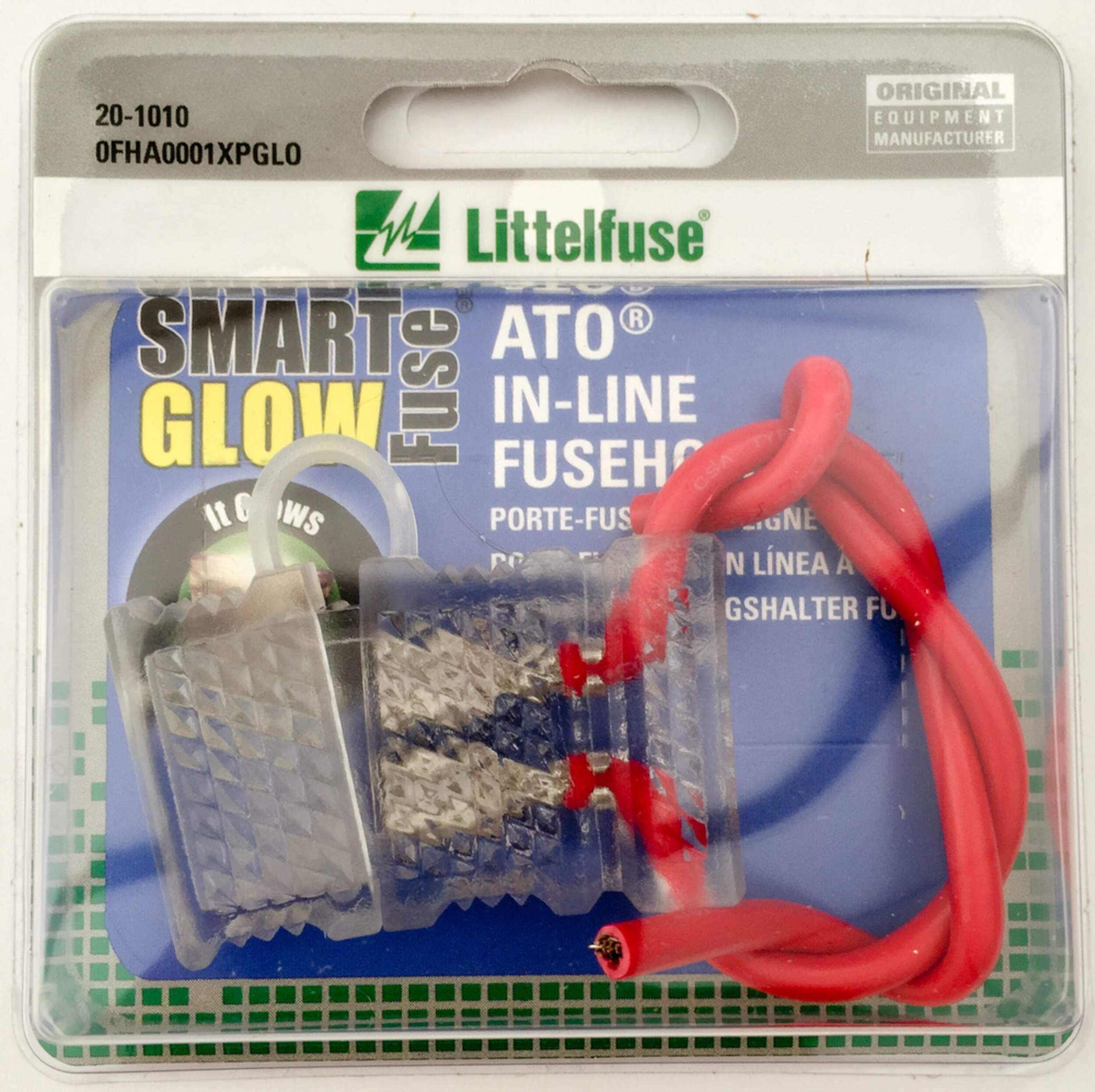 Littelfuse ATO In-Line Glow Fuse Holder Front_Flat