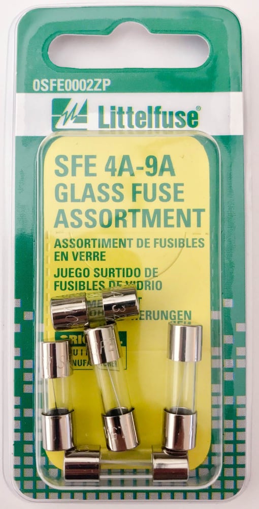 Littelfuse SFE 4A-9A Glass Fuse Assortment, 5-pk | Canadian Tire