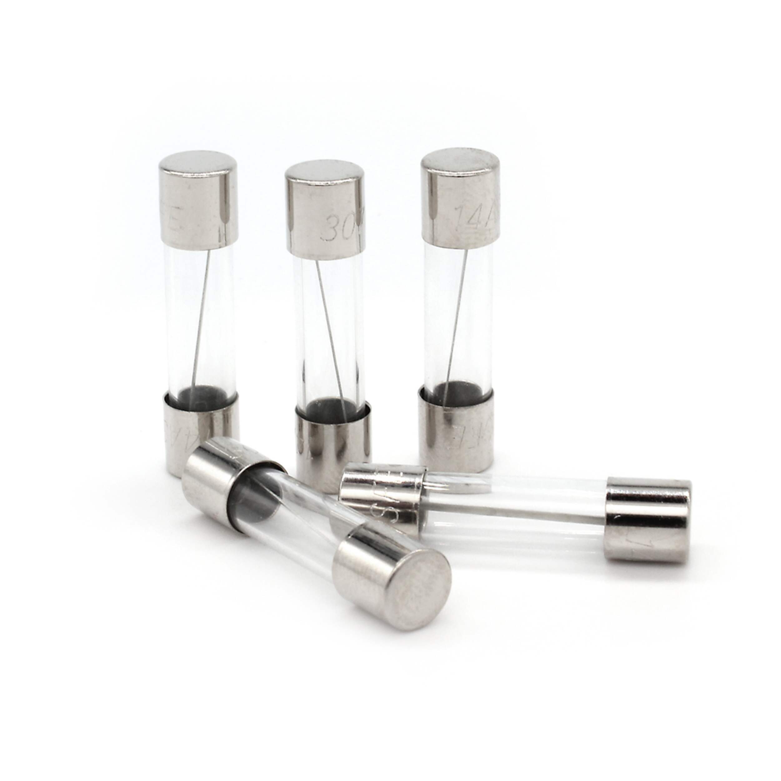 Littelfuse SFE 14A-30A Glass Fuse Assortment, 5-pk Composite_or_Mixed