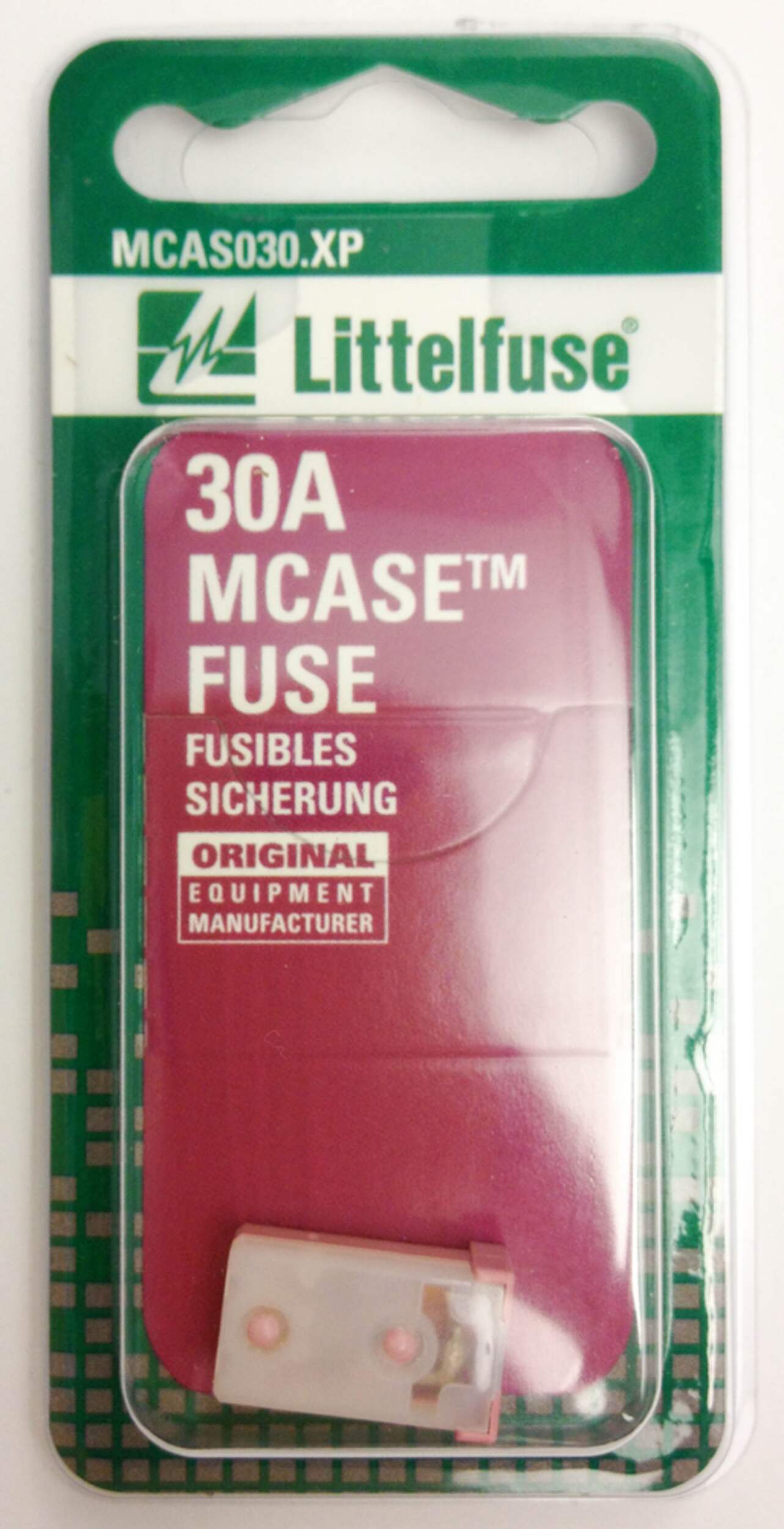Littelfuse MCASE 32VDC 30A Fuse Front_Flat