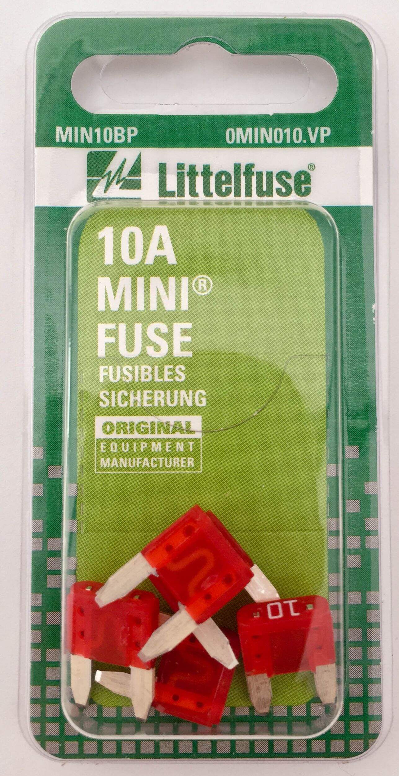 10A MINI FUSE 5PK