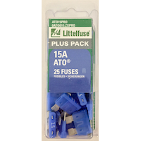 Littelfuse ATO Blade Fuse, 25-pk Front_Flat