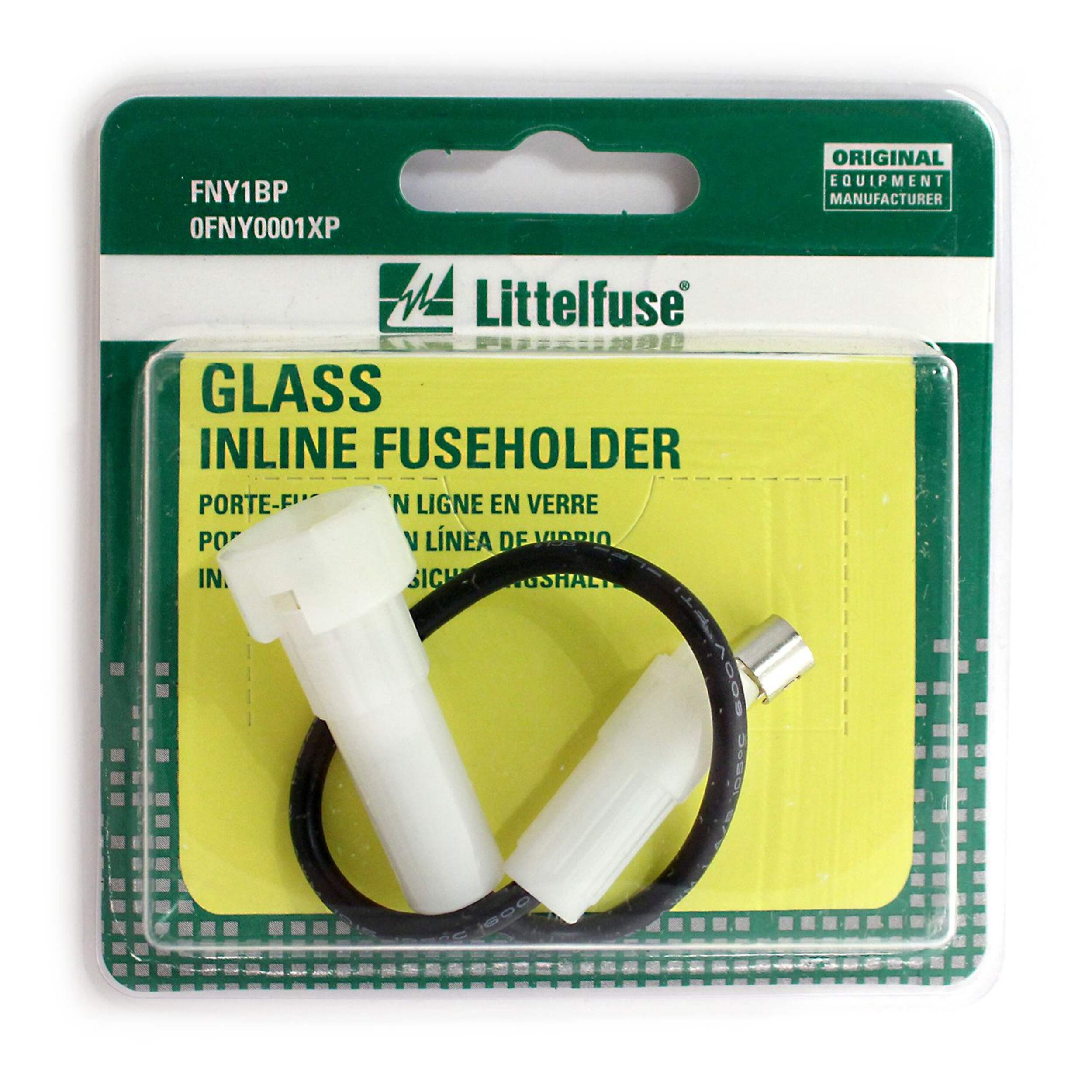 Littelfuse Glass In-Line Fuse Holder Front_Flat