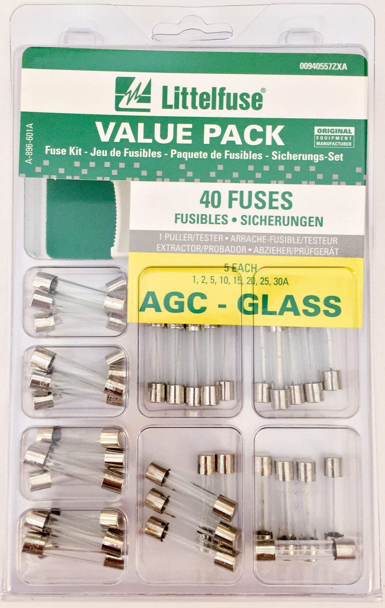 Littelfuse 3AG AGC Tech Pack, 41-pc Front_Flat