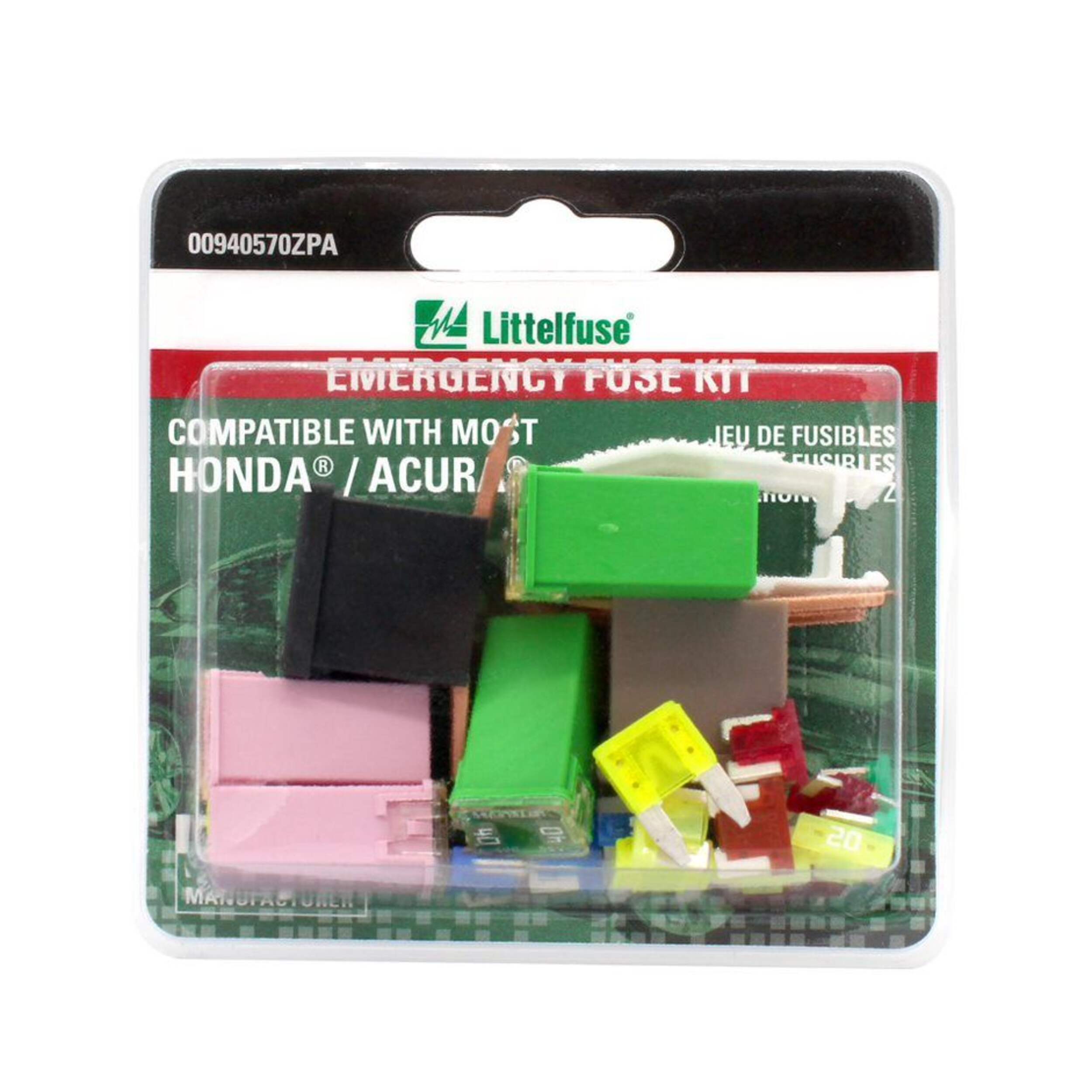 Littelfuse OEM Honda/Acura Emergency Fuse Kit Front_Flat