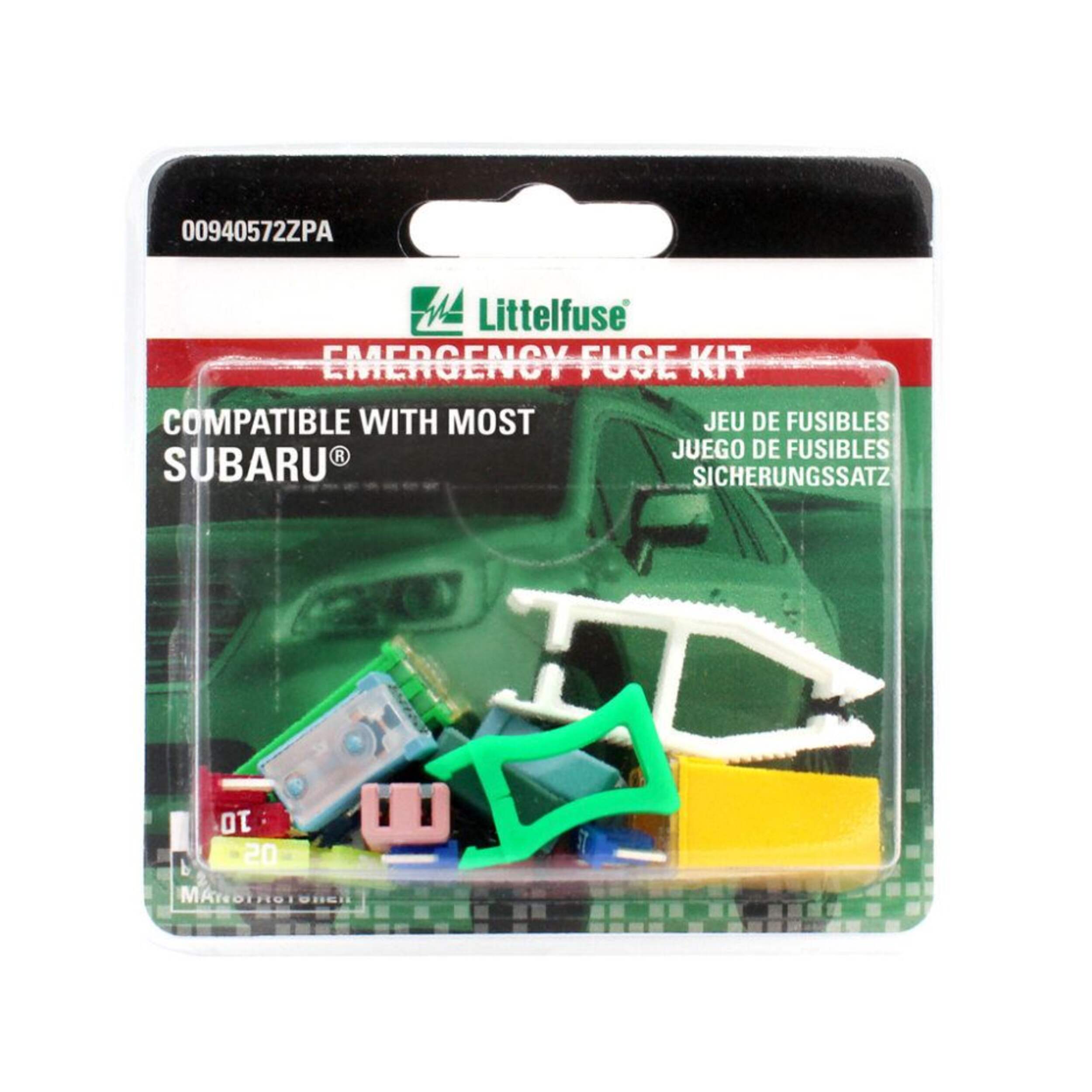 Littelfuse OEM Subaru Emergency Fuse Kit Front_Flat