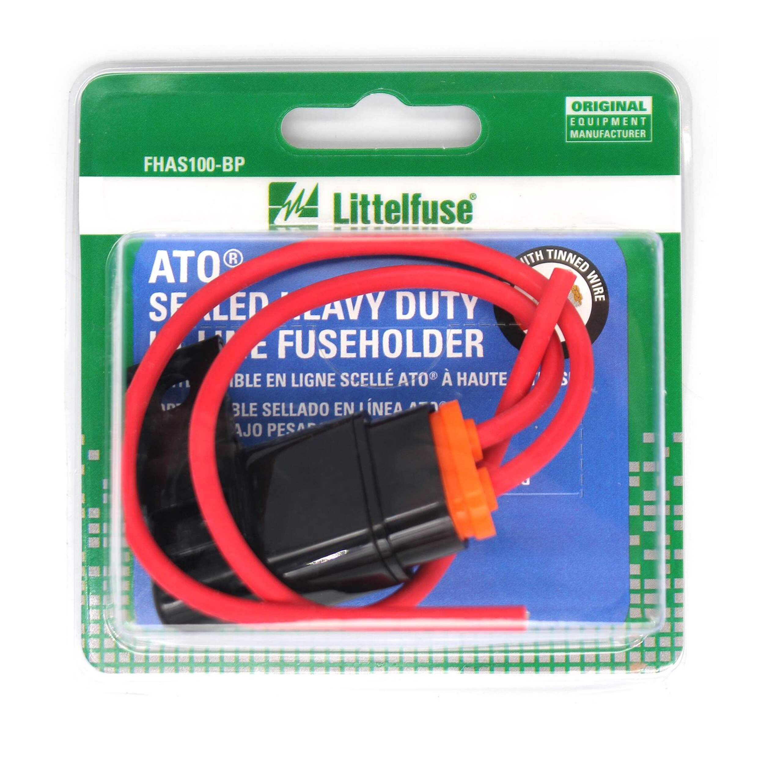 Littelfuse ATO® Sealed Heavy Duty In-Line Fuse Holder Front_Flat