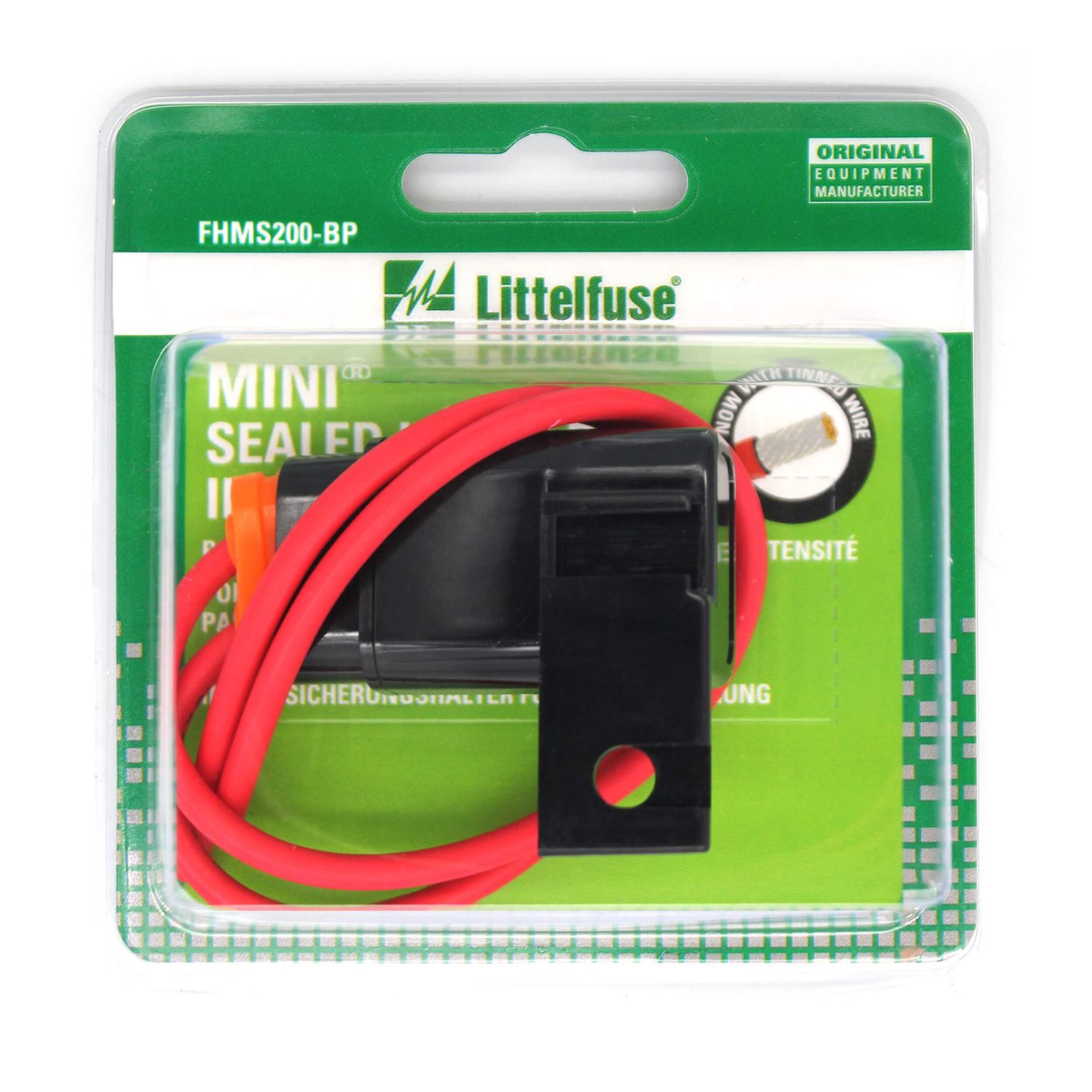 Littelfuse MINI® Sealed Heavy Duty In-Line Fuse Holder Front_Flat
