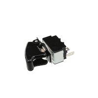 Carbon Safety Toggle Switch Front_Three_Fourths_Angled_Left