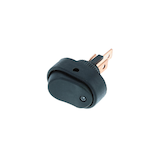 Blue LED Rocker Switch Front_Three_Fourths_Angled_Left