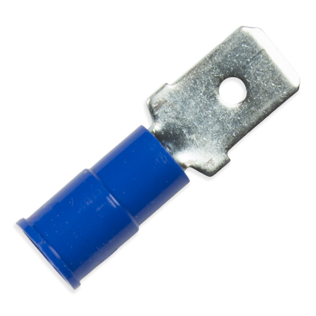 Certified 1614 AWG Automotive Male Quick Disconnect, .250in, 6pk