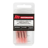 MotoMaster Heat Shrinkable Butt Connectors Front_Flat