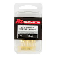 MotoMaster Dual Female Bullet Connector, .157-in, 4-pk Front_Flat