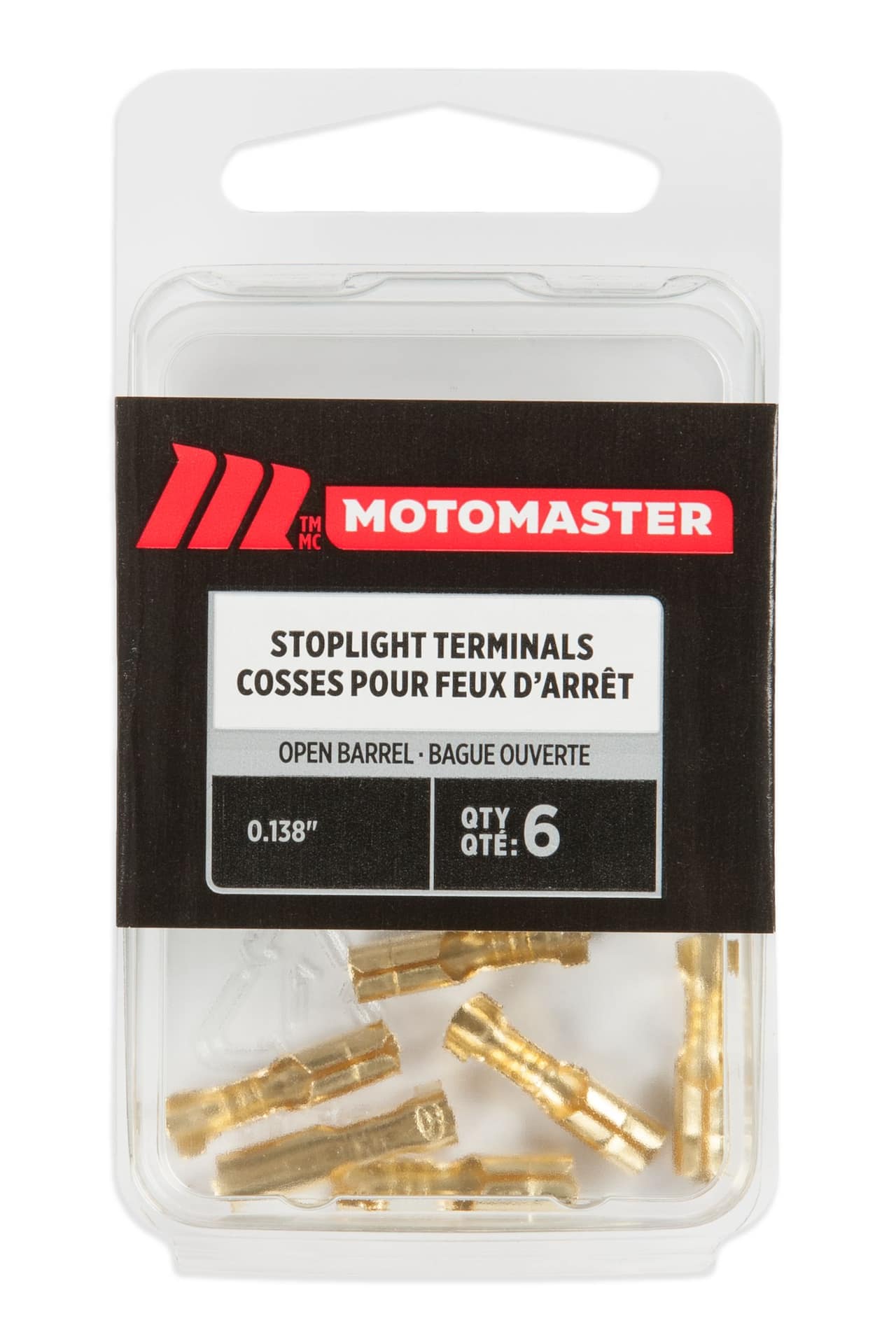 MotoMaster Stoplight Terminal, .157-in, 6-pk