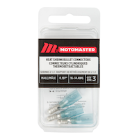 MotoMaster Heat Shrinkable Bullet Connector, 3-pk Front_Flat